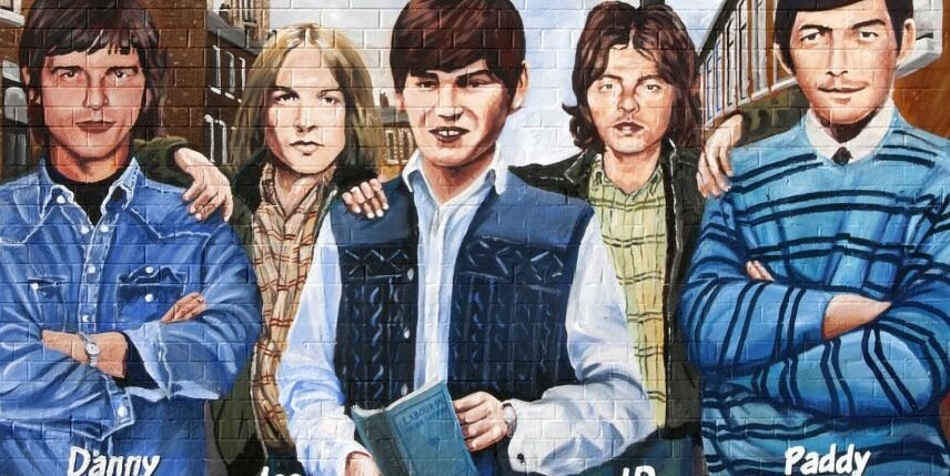 Daniel McAreavey mural, Lower Falls