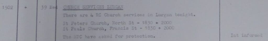 RUC ask for protection of Catholic Churches