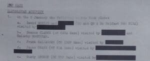 Paramilitary meeting in the Maze after Kingsmill Massacre