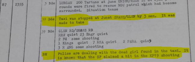 Brigade Major and Jean Smyth's murder