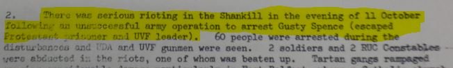 British Army operation to arrest Gusty Spence