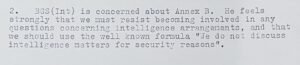 British Army does not discuss intelligence matters