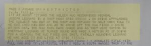 British Army Situation Report (SITREP): 0300 hrs 18th May 1973