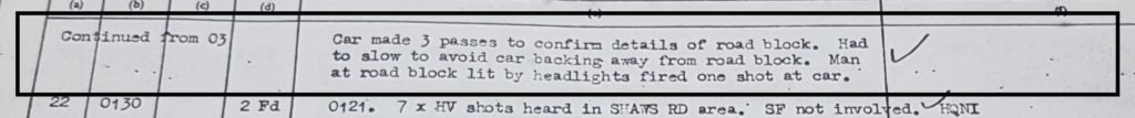 MRF shooting 13th May 1972 Slievegallion