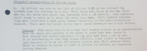 Alleged attempted assassination of William Craig