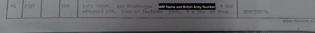 MRF Accidental Discharge 17th April 1972 (1)