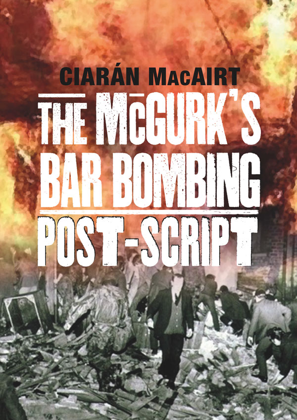 McGurk's Bar Bombing - Post-Script