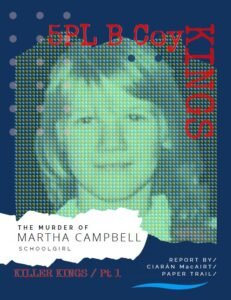 Murder of Martha Campbell Front Cover