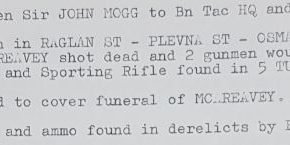 Daniel McAreavey killed in a British Army area ambush