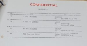 Military Reaction Force Telephone Number